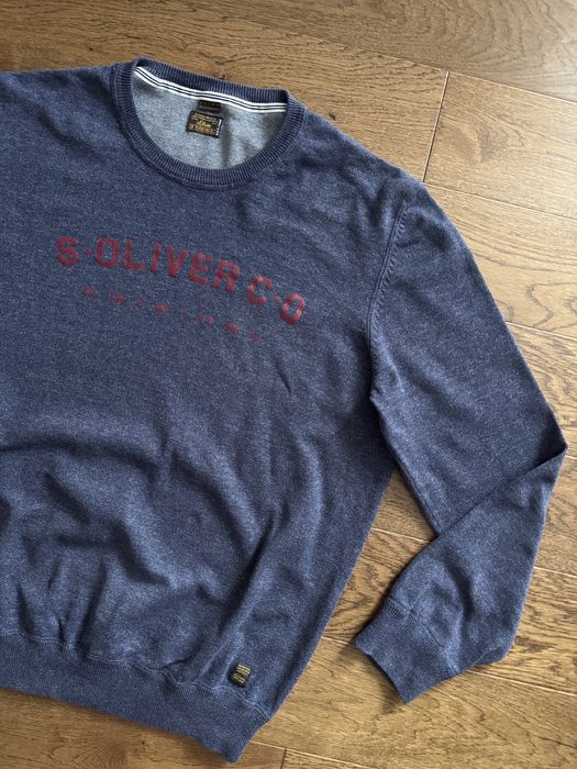 Granatowa (melanz) bluza sOliver rozmiar XXL