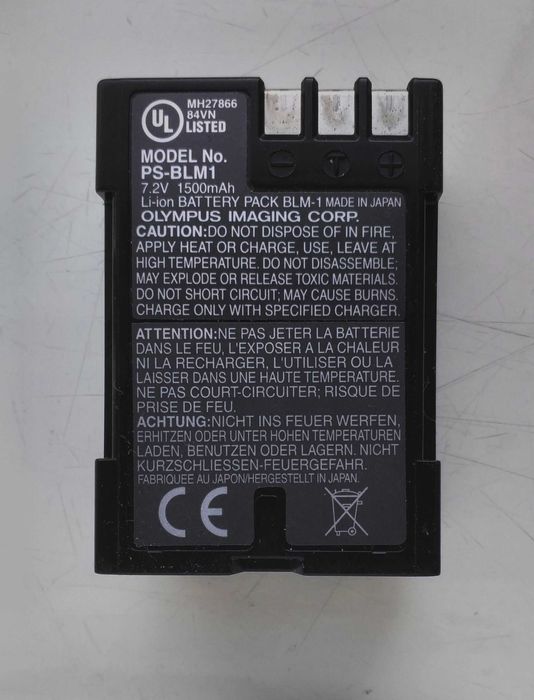 Аккумулятор б/у OLYMPUS PS-BLM1, 7,2 В / 1500 мА.ч