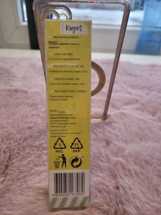 3szt długopisy żelowe