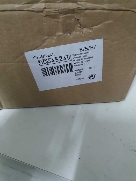 Modulo  de comandos potencia para máquinas de lavar louça bosch