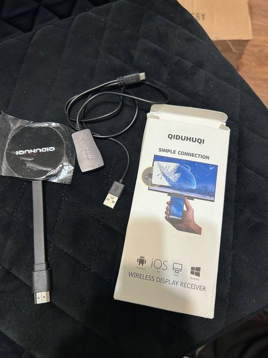 Бездротовий HDMI адаптер QIDUHUQI (Miracast/AirPlay) — Трансляція на Т