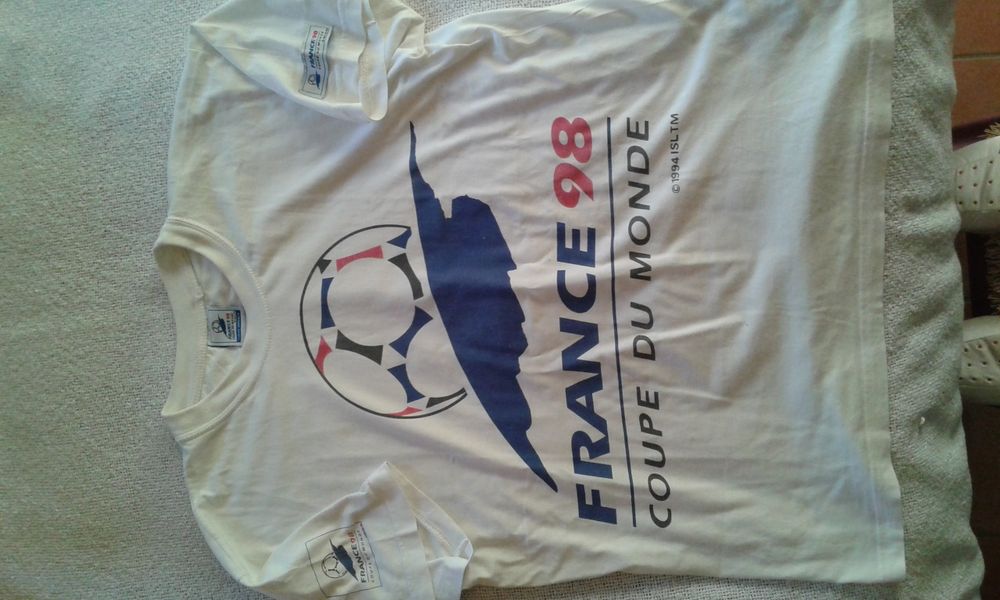 Camisola oficial Mundial 1998 França.