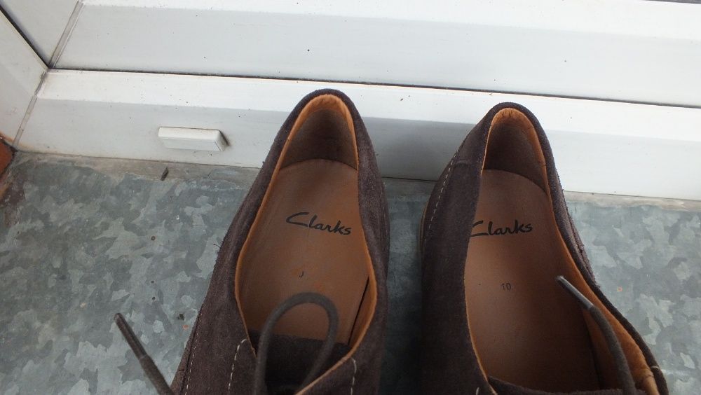 Super półbuty męskie skóra marki CLARKS w roz 44,5(10G)