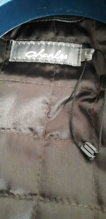 Casaco de pele castanho homem (tamanho L)