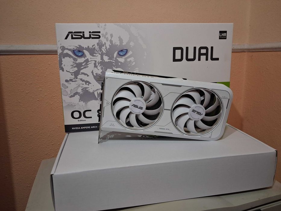 Asus RTX 3060 Ti Dual OC Edition 8GB GDDR6X White