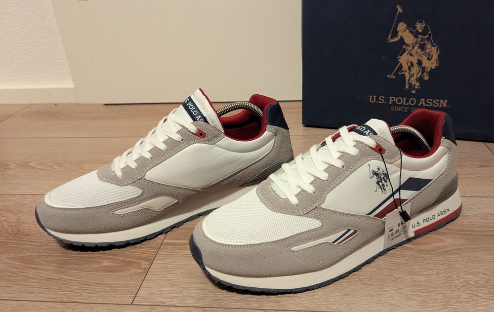 Оригінальні кросівки US Polo Assn. 40 Uk 6/6.1/2 UK 7/7.1/2 26.5 см.