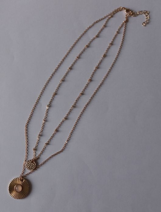 Naszyjnik z podwójnym łańcuszkiem