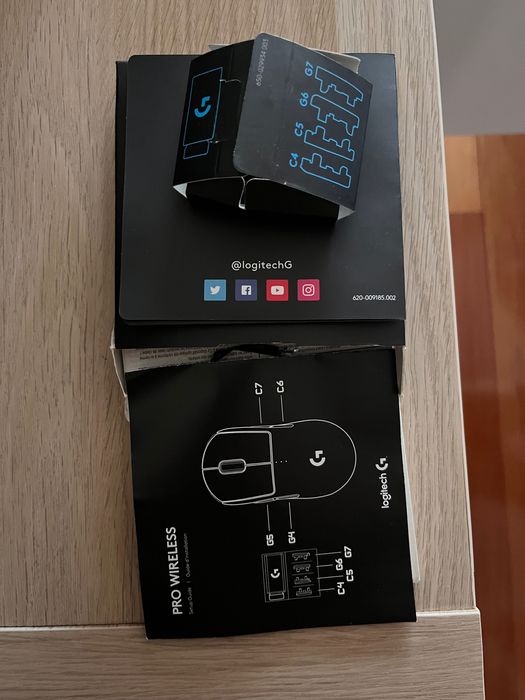 Rato ótico logitech PRO RGB wireless 25600DPI