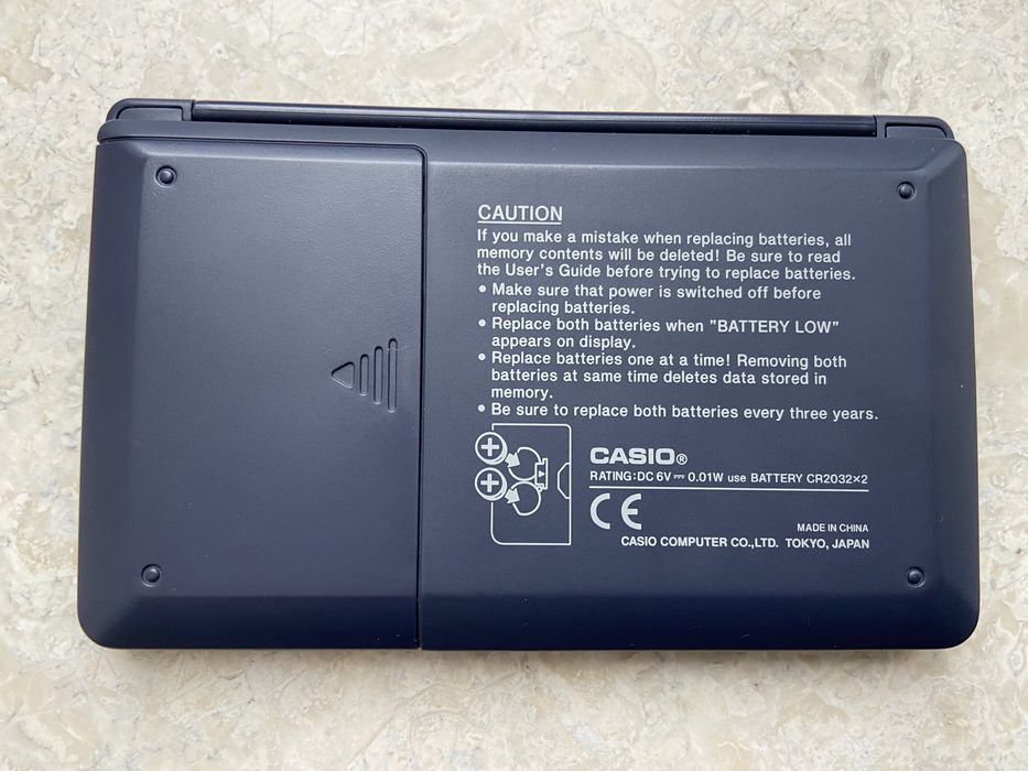 Casio телефонна  записна книга з органайзером