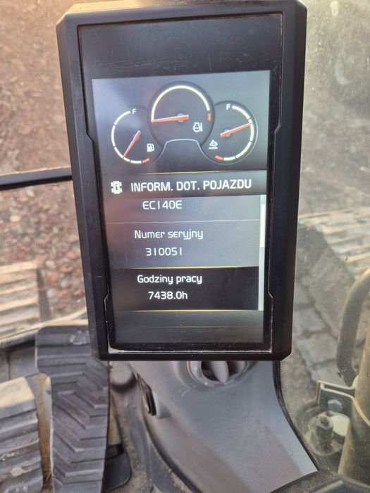 Volvo ec140 el 2016r bdb stanie