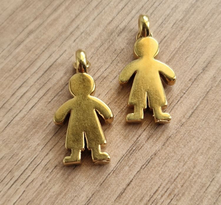 Pendentes Ouro / Bonecos 19.2 Quilates