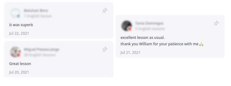 Aulas particulares de inglês, para adultos.