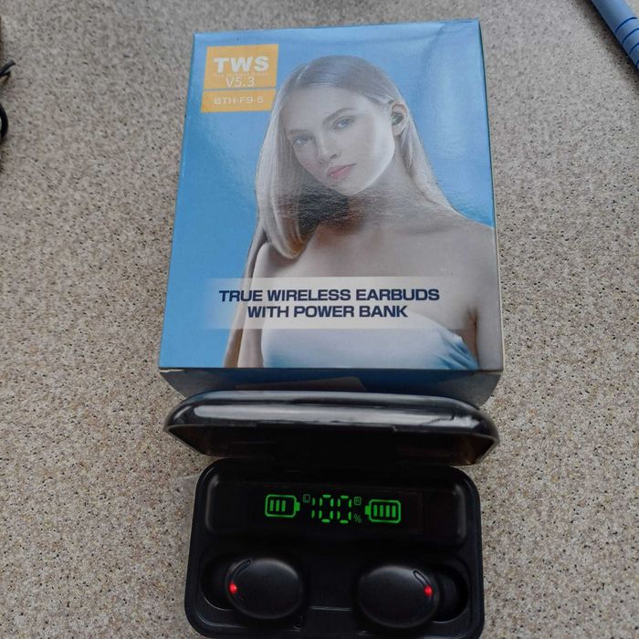 Słuchawki bezprzewodowe dokanałowe TWS 5.3 NOWE