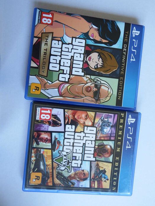 GTA PS4/PS5 GTA5 / GTA Trylogia MEGA zestaw Grand Theft Auto !
