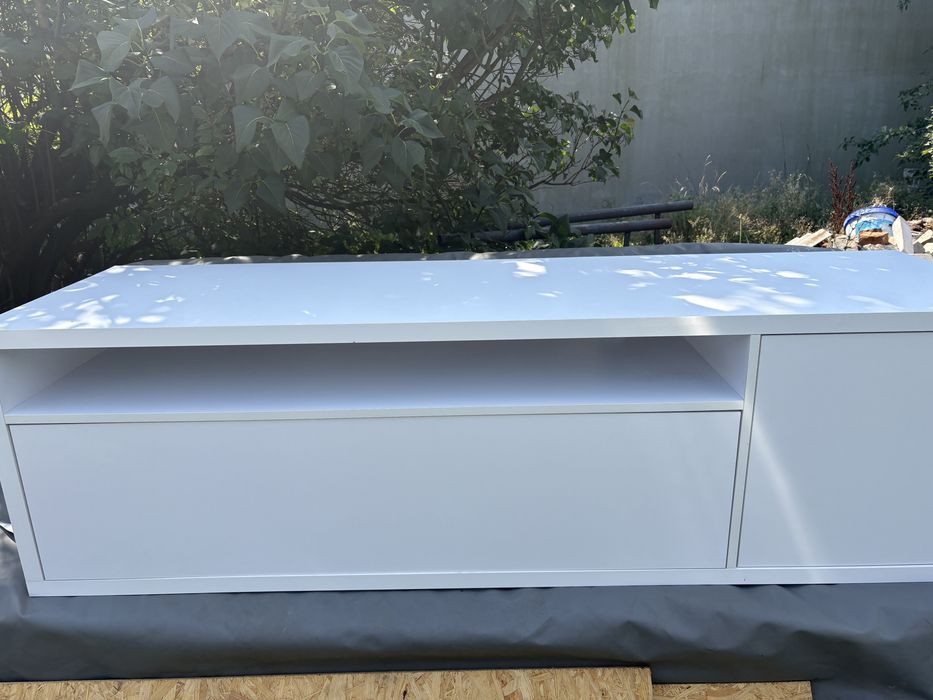 Szafka rtv biala 175cm