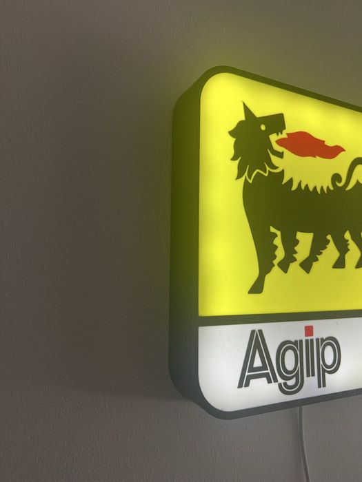 Painel luminoso Agip