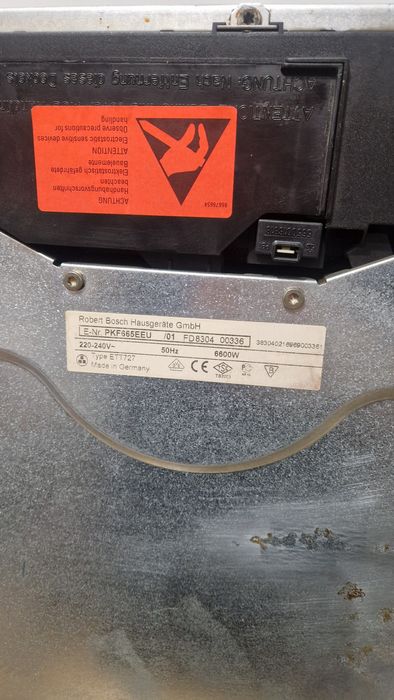 Zestaw piekarnik plyta grzewcza elektryczna panel