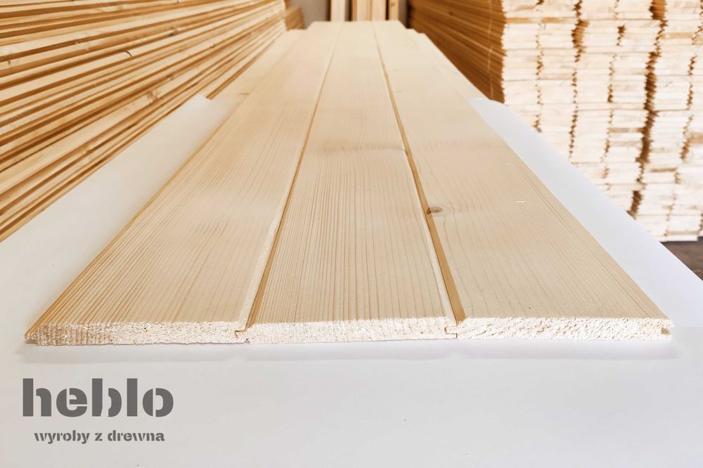 Podbitka świerkowa 12cm x 1,5cm boazeria deska elewacyjna szalówka