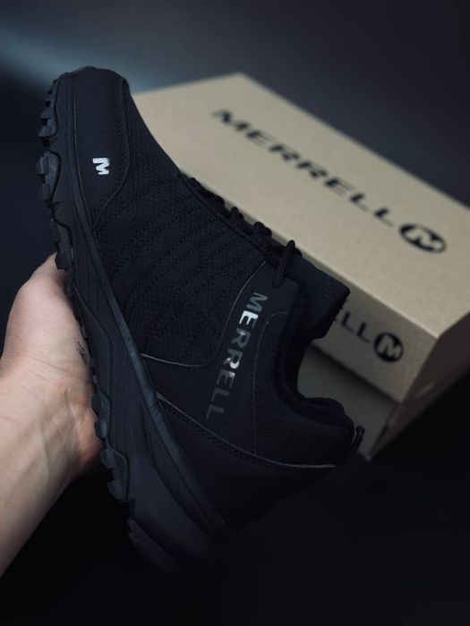 Зимние кроссовки на иеху Merrell / кожаные кросы merrell на холода