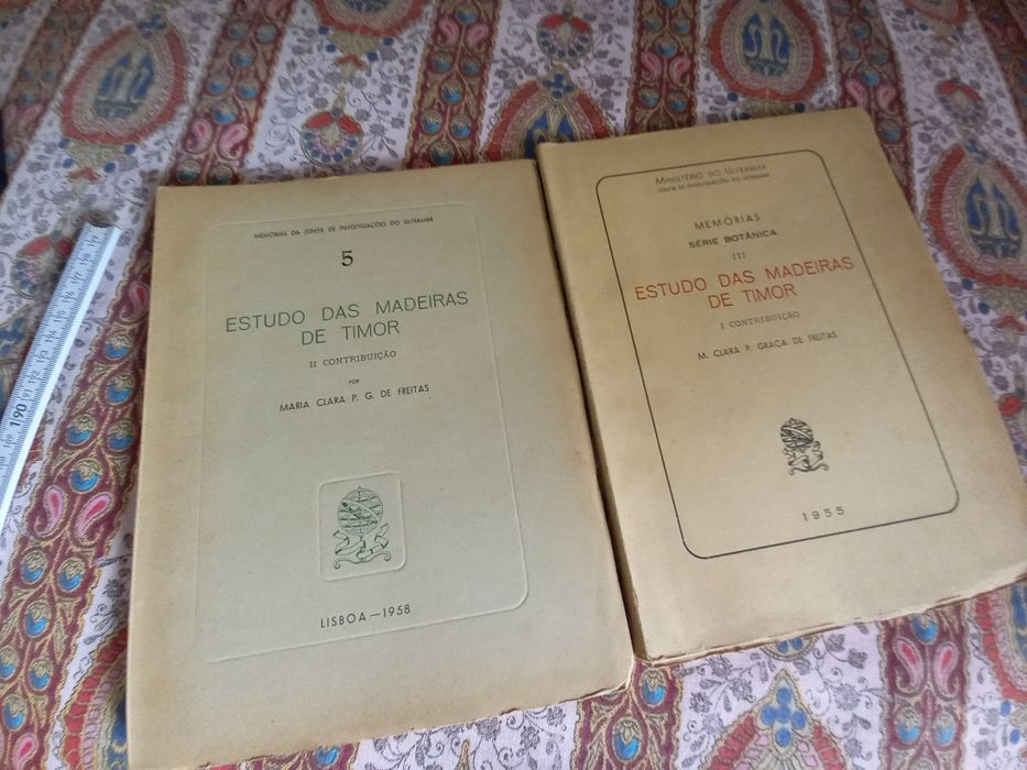O Estudo das Madeiras de Timor 2 volumes