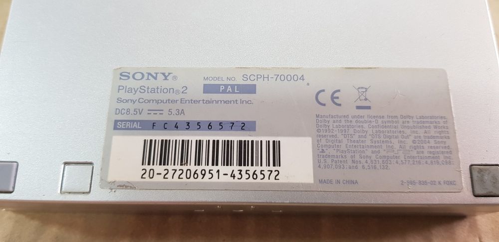 Sony PlayStation 2 (model SCPH-70004)
