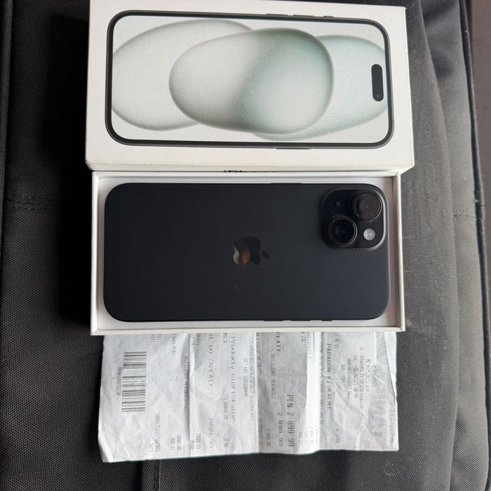 iPhone 15 stan idealny 100% , paragon