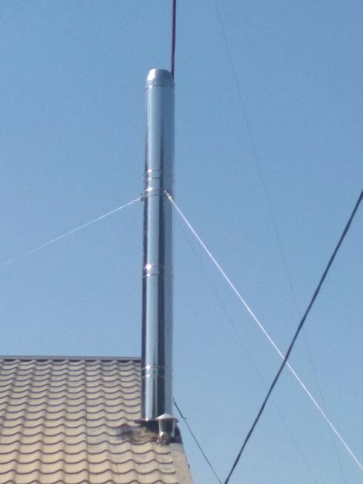 Дымоход димохiд труба сендвич замер изготовление монтаж