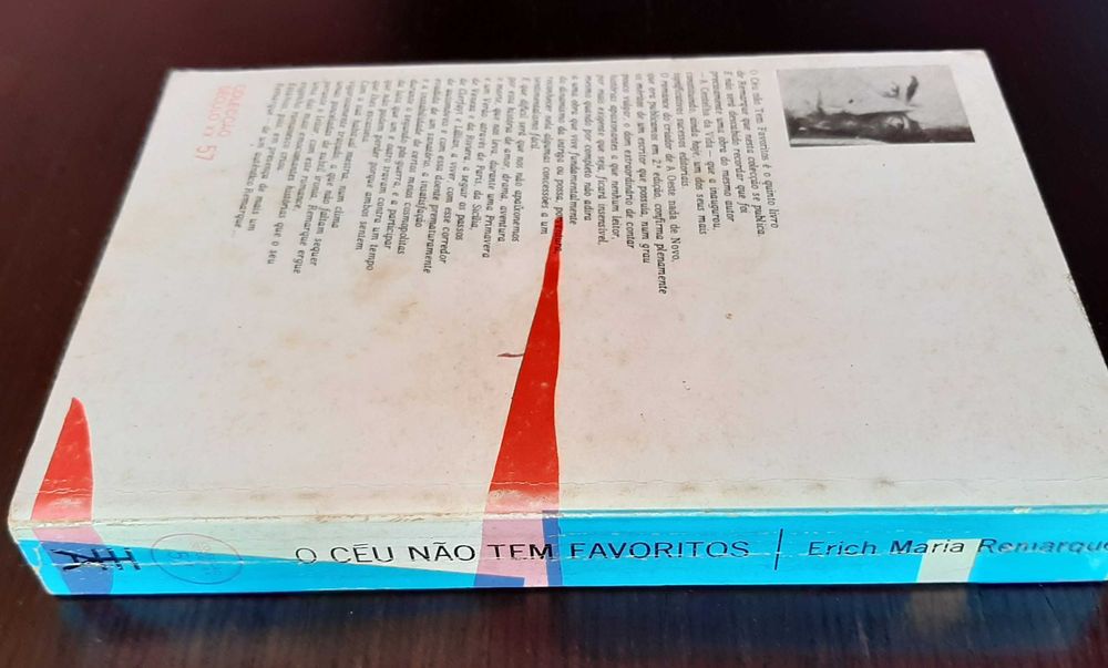 Livro - O Céu Não Tem Favoritos - Erich Maria Remarque
