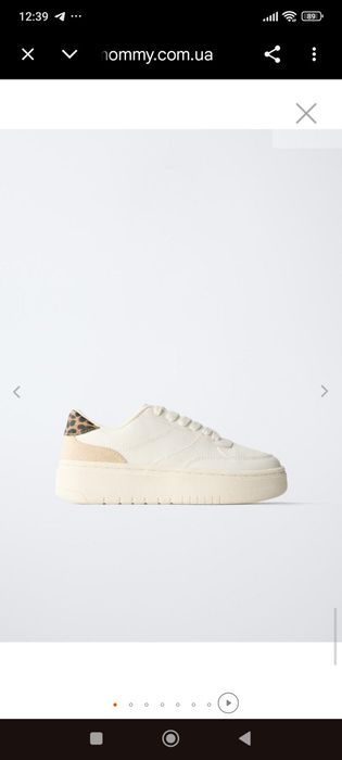 Чудові кросівки Зара для дівчинки,нові,дуже зручні та стильні 32 розм