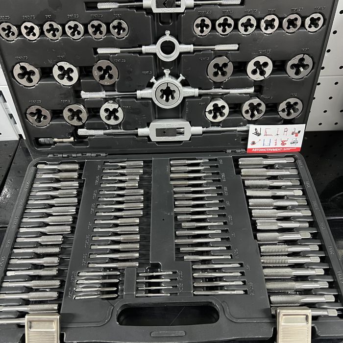 Набор плашек и метчиков 110ед. (M2-M18) Alloid NMP-5183