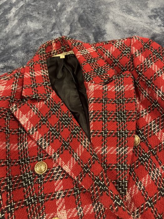 Піджак твідовий zara