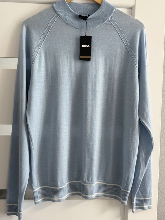 Мужской шерстяной легкий свитер Boss