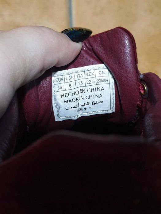 Sapatilhas Plataforma Bordeaux