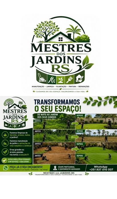 Limpeza de terrenos/jardins