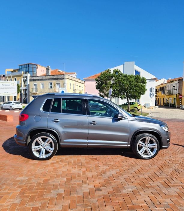 119.000 KM VW TIGUAN  2.0  TURBO 4 MOTION SPORT 210 CV R LINE  gasolina e gpl  dístico verde de garagem