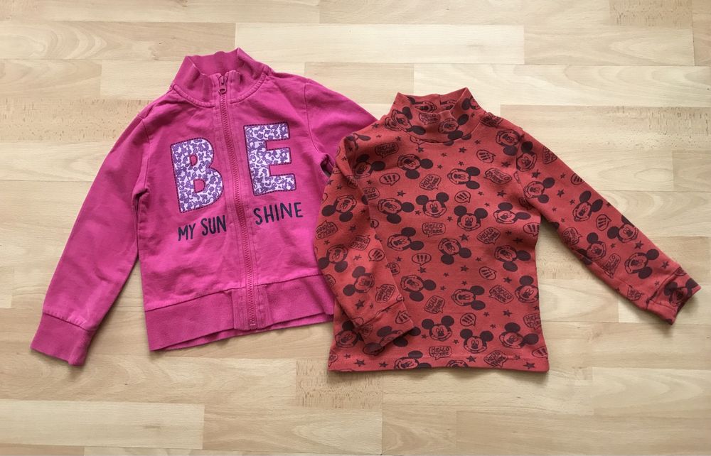 Набір кофт за 120 грн + 2 кофти в подарунок. Гольфик, світшот ріст 104