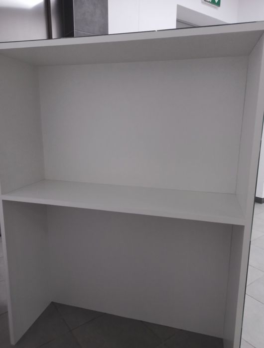 Recepcja lada recepcyjna kosmetyczna lustrzana mała glamour szklana