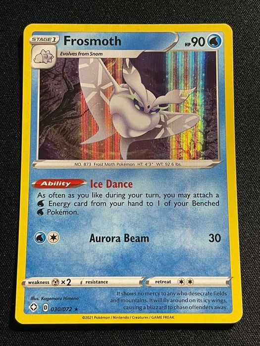 Carta Pokémon Frosmoth 30/72 Shining Fates