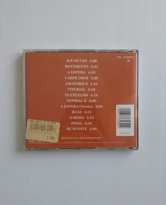 CD de Rodrigo Leão & Vox Ensemble - Ave mundi luminar