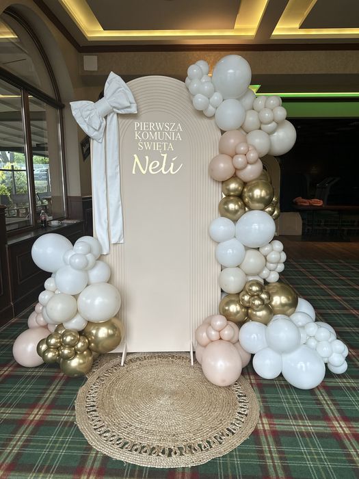 Dekoracja balonowa / balony / dekoracja / chrzest  / roczek / urodziny