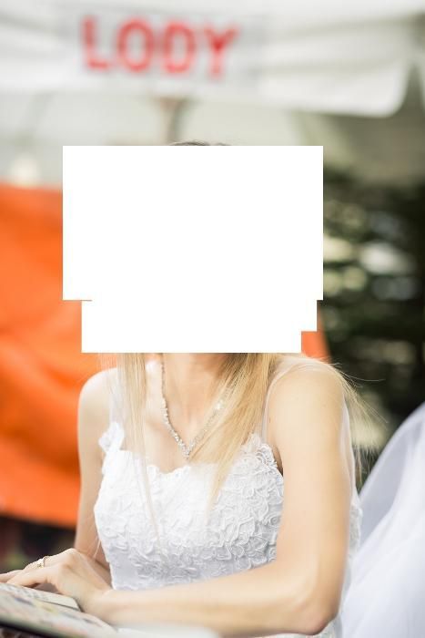 Suknia ślubna długa i krótka