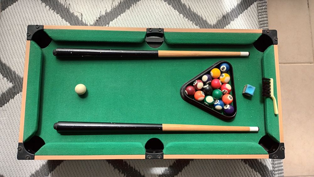 Mesa de snooker de criança