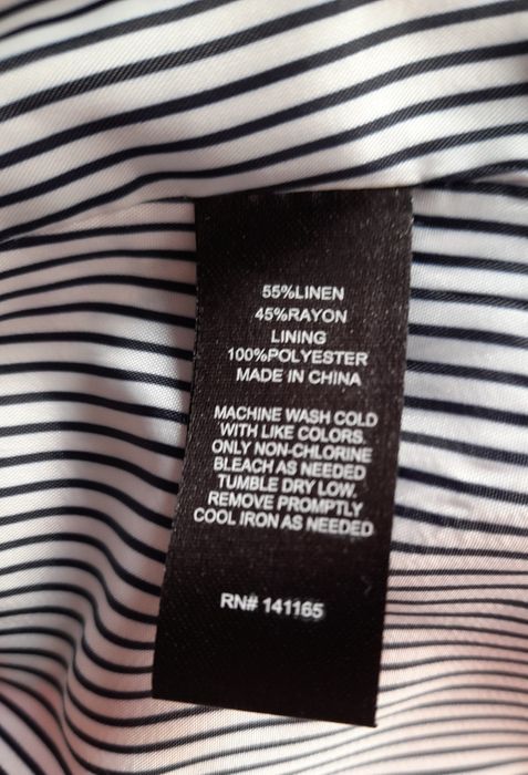 Blazer Harvé Benard, 55% linho. Tamanho L