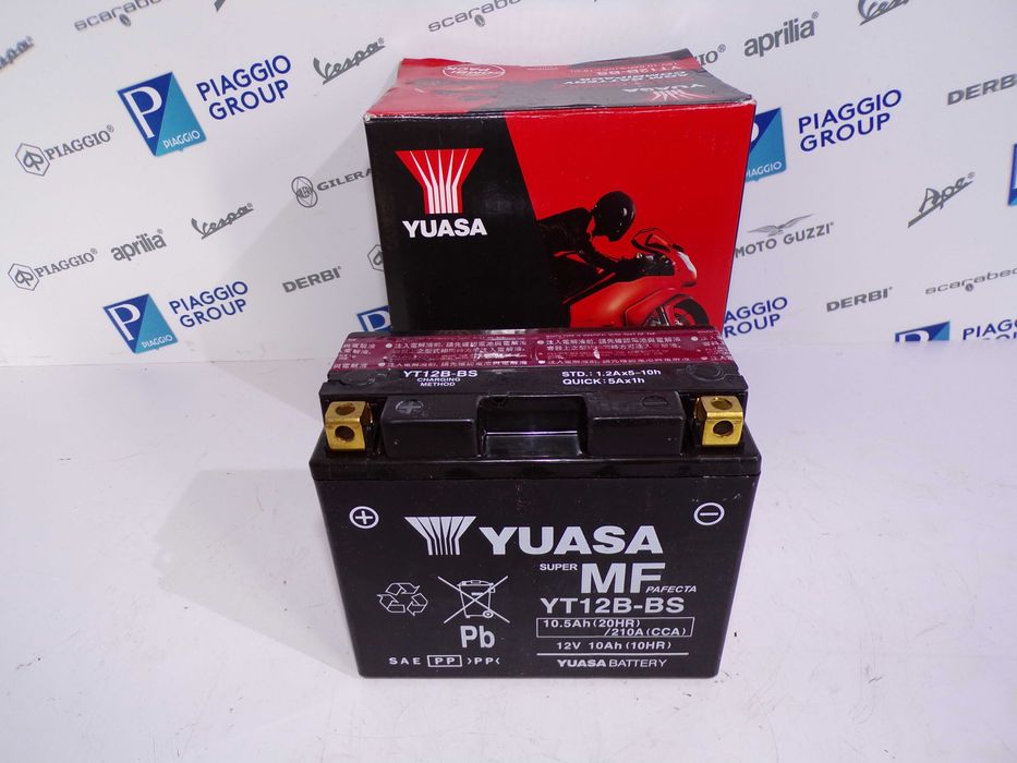 Akumulator motocyklowy Yuasa YT12B-BS 10.5Ah 210A Bezobsługowy