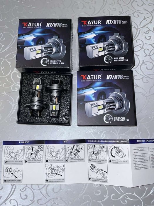 Лед лампи  Н7 KATUR