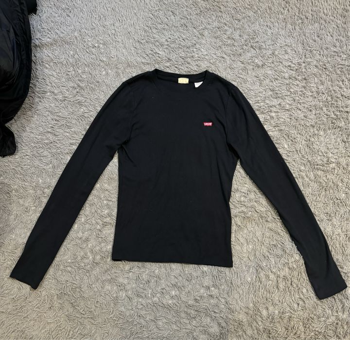 Лонгслів Levis Білий та Чорний XS