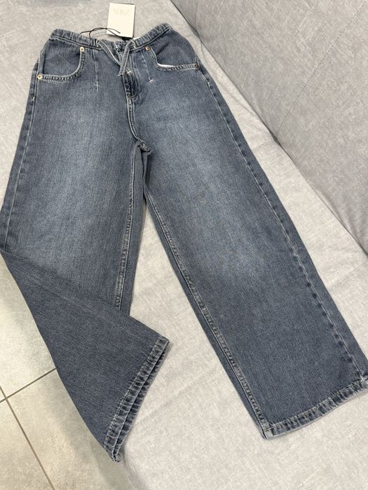 Zara wide leg джинси 130, zara wide leg джинсы для девочки