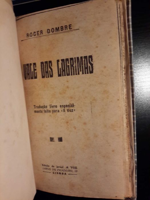 Roger Dombre - O Vale das Lágrimas