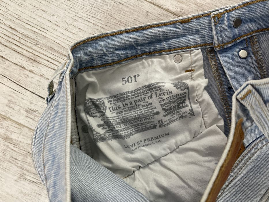 Джинсы Levis 501 синие джинси levi’s с лампасами
