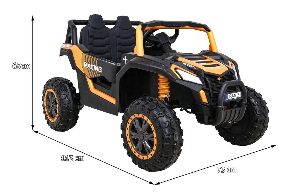 Buggy UTV 2000M Racing Auto na akumulator Złoty Drive-Kids